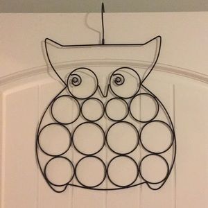 Owl Scarf Hanger (metal) - fits in closet!